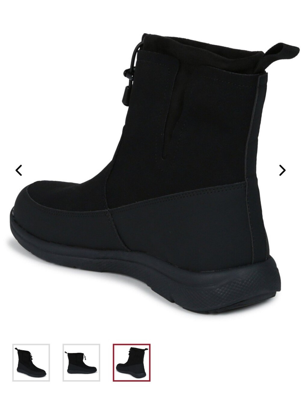 New With Box Jambu Black Soft-Touch Pull On Toggle Midi Boots SIZE 9 - Picture 3 of 8